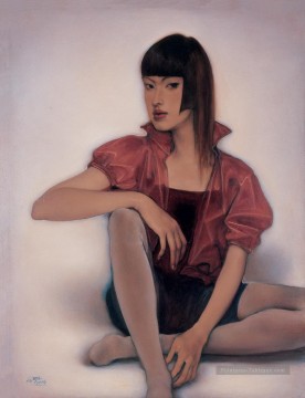 filles Tableau Peinture - Jeune fille chinoise filles